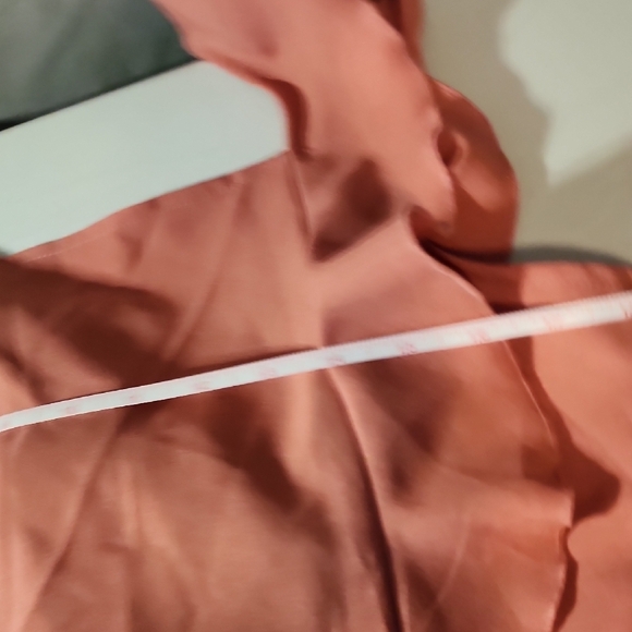 Chic Sleeveless Ruffle Dress in Terracotta - Picture 8 of 10